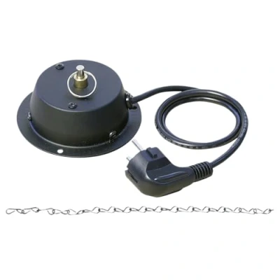 Abbildung von Showtec Spiegelkugel Motor bis 30cm Durchmesser, inklusive Kette, 3 Umdrehungen pro Minute