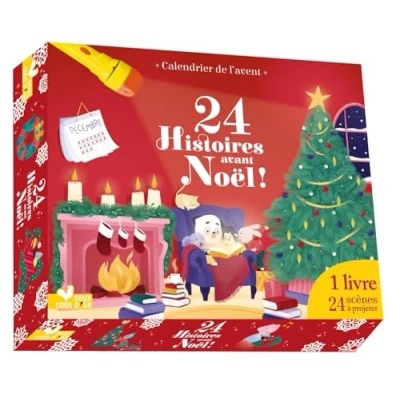 Abbildung von calendrier de l&#039;avent 24 Histoires et c&#039;est déjà Noel coffret avec lampe