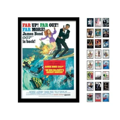 Abbildung von James Bond Memorabilia, Mehrfarbig, 30 x 40cm