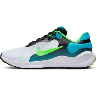 Abbildung von Nike Revolution 7 (GS) Trainingsschuh, Black/Green Strike Football Grey, 39 EU