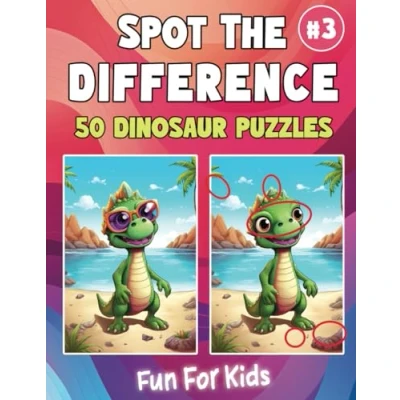 Abbildung von Spot the Difference Book Dinosaurs: Activity for Kids 8 12: Dinosaur 8, 9, 10, 11 &amp; 12 (Picture ... Picture Find Books, Band 3)