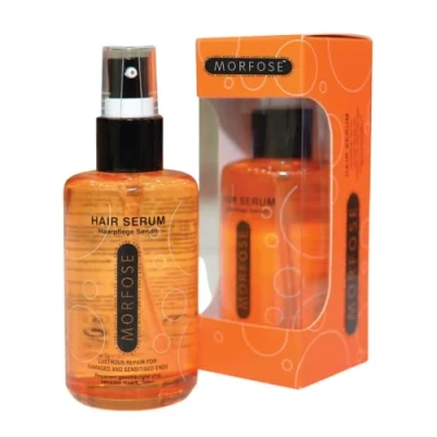 Abbildung von Morfose Haarserum, 75ml Glanzvolle Reparatur für geschädigte und empfindliche Haarspitzen mit Keratin Feuchtigkeitspflege (Argan, 75 ml (1er Pack))