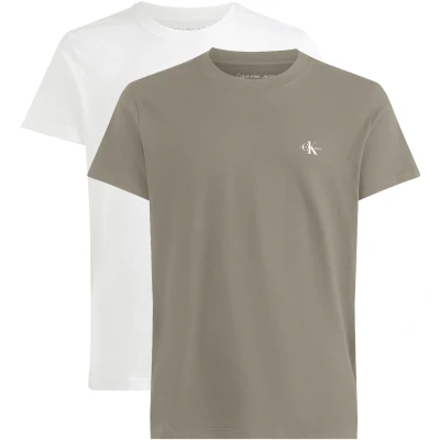 Abbildung von Calvin Klein Jeans T Shirt &quot;2 PACK MONOLOGO&quot;, mit kleinem Logodruck auf der Brust