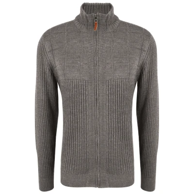 Abbildung von Blend Bhoteros Strickjacke, Herren, Größe: Medium, Pewter mix