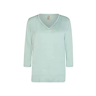 Abbildung von Marke: SOYACONCEPT Damen SC Thilde 39 Longsleeve T Shirt Hemd, Green Haze, Small