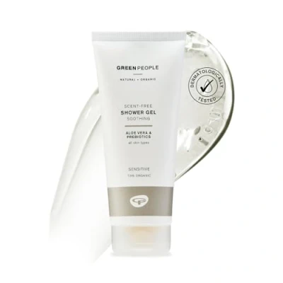 Abbildung von Green People Geruchfreies Duschgel, 200 ml Natürliches Body Wash in Bioqualität für empfindliche Haut Ekzem freundliches, besonders sanftes Duschgel ohne SLS und Parfüm