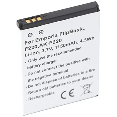 Abbildung von AccuCell Neu AK F220 Akku für Emporia F210, F220, Flip Basic, FLIPbasic