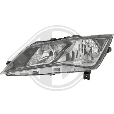 Abbildung von DIEDERICHS 7433482 Scheinwerfer rechts H7/H7 mit Tagfahrlicht (LED) Stellmotor für LWR