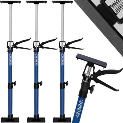 Abbildung von monzana Stützelement, Türspanner im 3er Set stufenlos höhenverstellbar 50 115cm bis 45