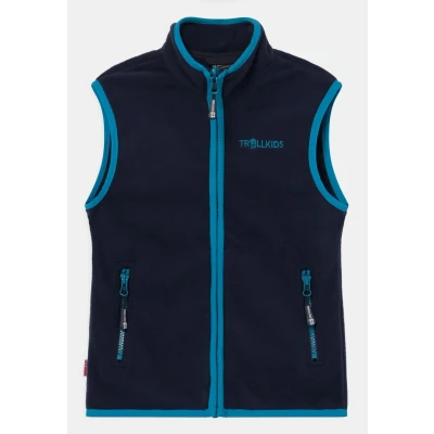 Abbildung von Trollkids KIDS Arendal Unisex Weste für Kinder, Größe: 116, Navy/light blue