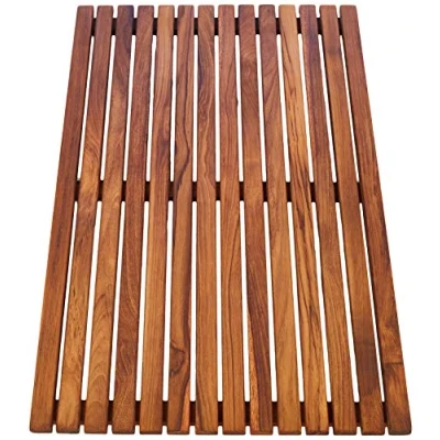 Abbildung von asinox TEK4A5080 Duschmatte aus Teakholz, Rechteck, 80 cm