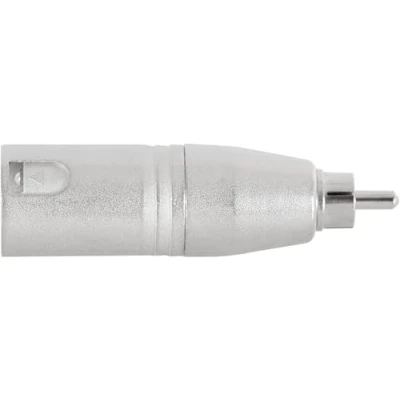 Abbildung von Pronomic AD CMXM Adapter Cinch/RCA male auf XLR Fertig verdrahtet und einsatzbereit Robuste Verarbeitung Gehäuse aus Druckguss Metall