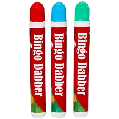 Abbildung von Atlona Tallon Games Bingo Dabber, Weiß, 3 Stück, 19,6 x 9,1 1,7 cm, 80 g
