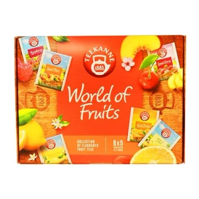 Abbildung von Teekanne World of Fruits (NEW EDITION) Fruit Tea Selection Box 6 Geschmacksrichtungen * 5 Tb
