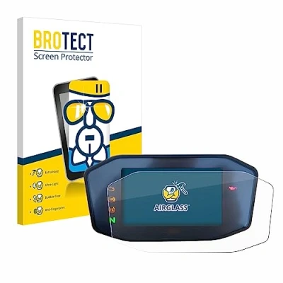 Abbildung von BROTECT Schutzglas für KTM 890 Duke R 2020 TFT Screen Schutzfolie Panzer Folie Glas [Extrem Kratzfest 9H, Anti Fingerprint, Ultra Transparent]