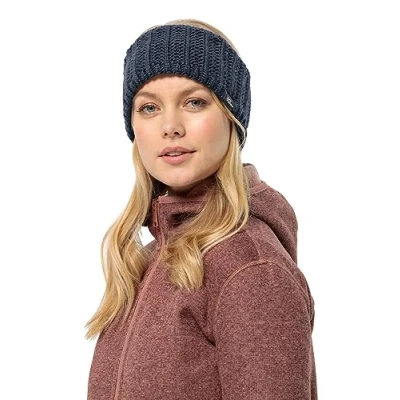 Abbildung von Jack Wolfskin Highloft Ohrenwärmer, Damen, Größe: Small, Night blue