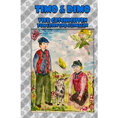 Abbildung von Timo und Dimo: Buch zum Lesen Ausmalen