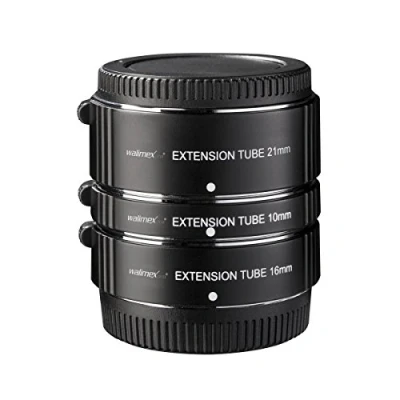 Abbildung von Walimex 20795 Pro Automatik Zwischenringsatz Makroringe für Micro Four Thirds