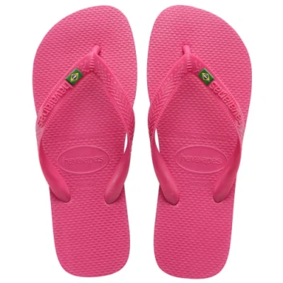 Abbildung von Havaianas Unisex Brasil Zehentrenner 4000032, Pink Electric,33/34 EU