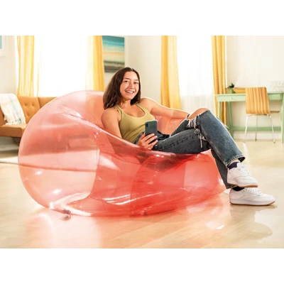 Abbildung von Intex Luftsessel TRANSPARENT BEANLESS BAG CHAIR