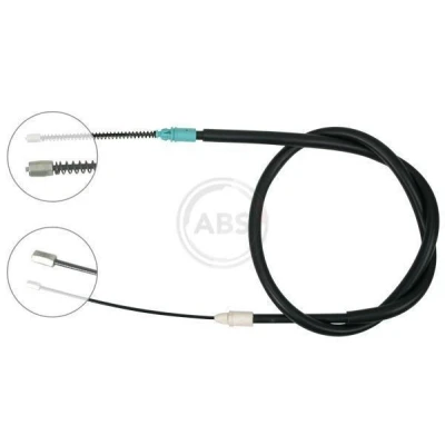 Abbildung von A.B.S. K13136 Handbremsseil 1473 Trommelbremse für Links /Rechtslenker RENAULT: MEGANE 1 Cabriolet,