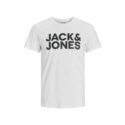 Abbildung von Jack &amp; Jones Jjecorp LOGO TEE Oneck Tshirt print white, Herren, Größe: 2XL, White