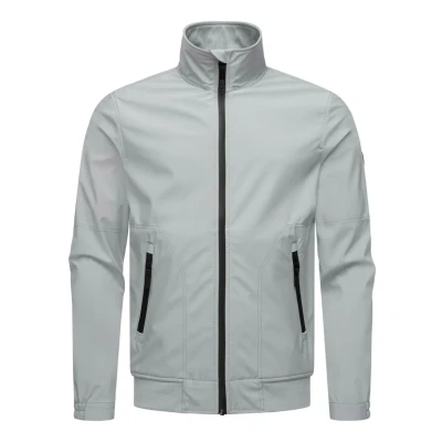 Abbildung von Ragwear Collwie Regenjacke / wasserabweisende Jacke, Herren, Größe: Medium, Light grey melange