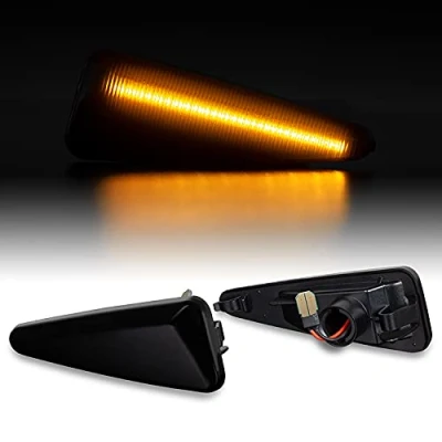 Abbildung von LED SEITENBLINKER passend für Dacia Sandero + Stepway BJ 2008 2012 SCHWARZ