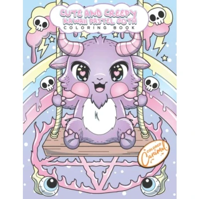 Abbildung von Cute and Creepy Kawaii Pastel Goth Coloring Book