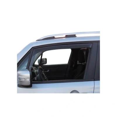 Abbildung von Windabweiser Regenabweiser kompatibel mit Ford Tourneo Courier 2014 2024 Dunkel Acryl 2tlg