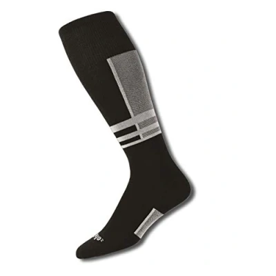 Abbildung von Thorlos Unisex Erwachsene S1tou Ultra Thin Ski Liner Over The Calf Socks Skisocken, Weiß Powder White, Large