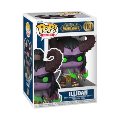 Abbildung von Funko Pop! Games: World of Warcraft Illidan Stormrage 1/6 Quote Für Seltene Chase Variante Vinyl Sammelfigur Geschenkidee Offizielle Handelswaren Spielzeug Kinder und Erwachsene