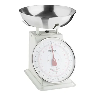 Abbildung von Vogue 13332 Küchenwaage Schüssel Top 10kg/22lbs Grad. 50g/1oz