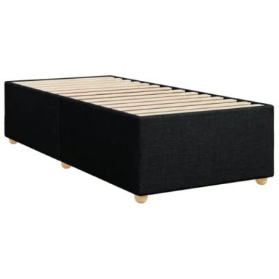 Abbildung von vidaXL Bett Bettgestell Schwarz 80x200 cm Stoff