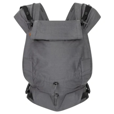 Abbildung von Hoppediz Babytrage Primeo, ab Geburt (2,5 kg) Bauchtrage &amp; Rückentrage aus 100 % Bio Baumwolle