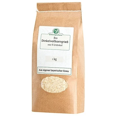 Abbildung von Chiemgaukorn Bio Dinkelgrieß Vollkorn 1 kg, Urdinkel