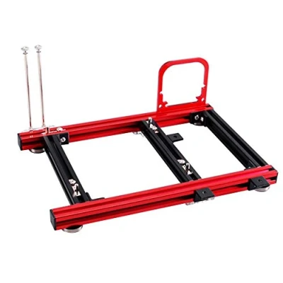 Abbildung von Bewinner Open Frame Chassis, DIY Aluminiumlegierung Rahmen ITX Motherboard PC Computer Gehäuse, Hergestellt aus hochwertiger 20 * Aluminiumlegierung, Unterstützung ATX