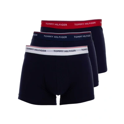 Abbildung von Tommy Hilfiger Premium Essential LOW RISE HIP Trunk 3 PACK Panties, Herren, Größe: Large, Blue