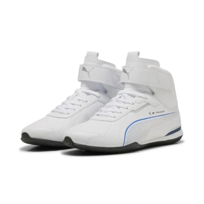 Abbildung von Puma BMW M Motorsport Neo Cat 3.0 Mid Sneakers Unisex Schuhe Mit Plain White/Cool Cobalt Größe: 42