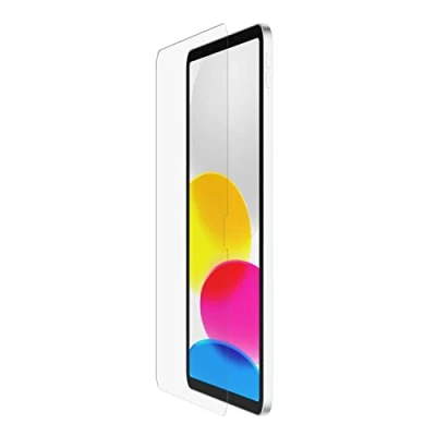 Abbildung von Belkin ScreenForce™ TemperedGlass Displayschutz für das Pad der. 10. Gen., kompatibel mit Apple Pencil, vollflächiger Schutz, Positionierungsschale eine einwandfreie, blasenfreie Applikation
