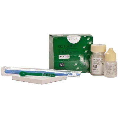 Abbildung von GC Fuji IX GP Intro Pack Pulver+Flüssigkeit A3 1x 15g Pulver: 6,4ml Flüssigkeit