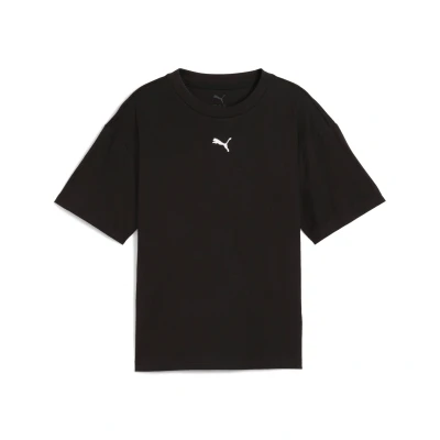 Abbildung von PUMA Mädchen ESS Boxy Tee G T Shirts, Black, 176