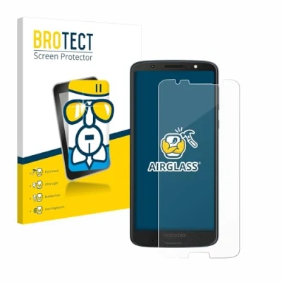 Abbildung von BROTECT Schutzglas für Motorola Moto G6 Plus Schutzfolie Panzer Folie Glas [Extrem Kratzfest 9H, Anti Fingerprint, Ultra Transparent]