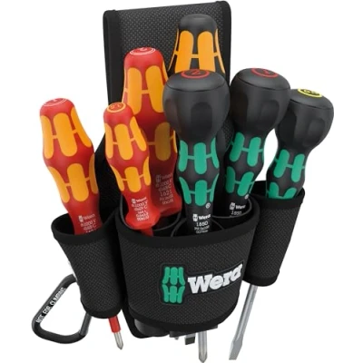 Abbildung von Schraubendreher Wera 9621 Gürteltasche Set 2 Satz 8 tlg.
