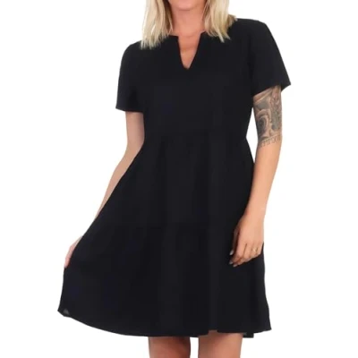 Abbildung von ONLY Onlzally LIFE THEA NOOS PTM Freizeitkleid, Damen, Größe: Large, Black