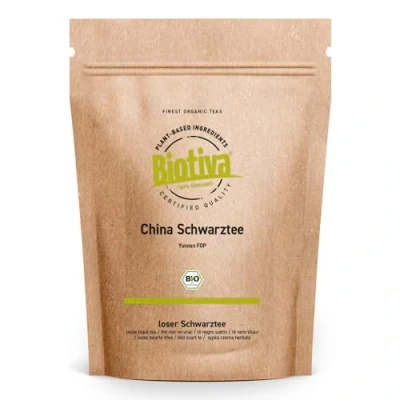 Abbildung von Biotiva China Schwarztee Yunnan FOP 100 g