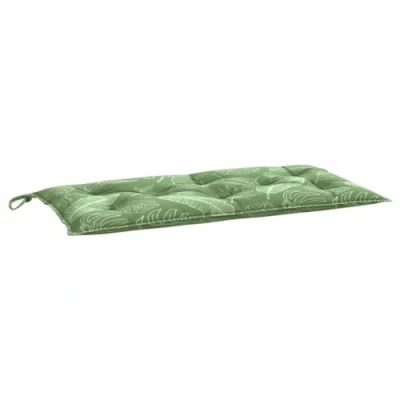 Abbildung von vidaXL Sitzauflage Gartenbank Auflage Blattmuster 100x50x7 cm Oxford Gewebe, (1 St)
