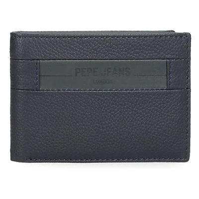 Abbildung von Pepe Jeans Checkbox Horizontale Geldbörse mit Geldbörse, blau, 11 x 8 1 cm, Leder, Talla única,