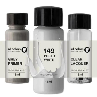 Abbildung von SD COLORS Polar White 149/9149 Lackstift, 15 ML (Lack + Grundierung Lack)