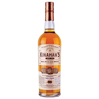 Abbildung von Kinahan&#039;s Small Batch Irish Whiskey The Pioneer of Blend von irischen Grain &amp; Malt Whiskeys Aus erst und zweitbefüllten Bourbon Fässern 46% Vol. 1x0,7l